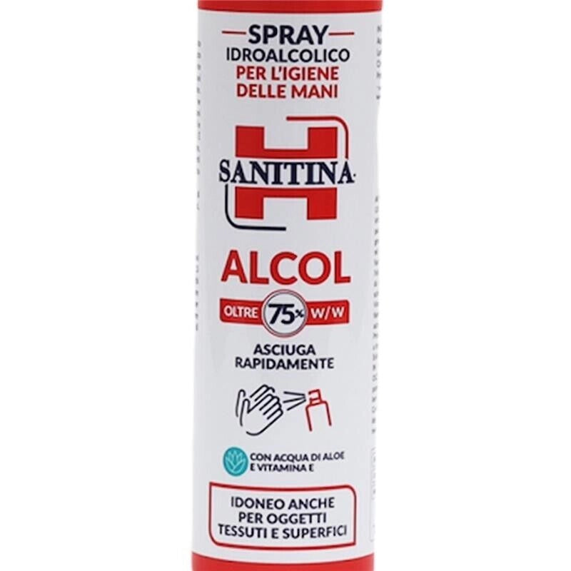 SANITINA SPRAY MANI 100ML CON ALCOOL 75%