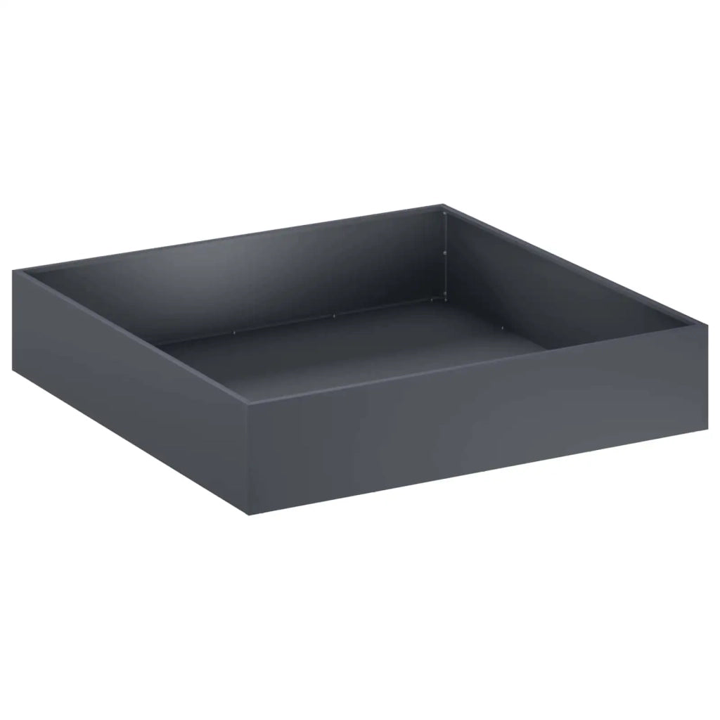 Vaso da giardino Antracite 80 x 80 x 20 cm 8005012