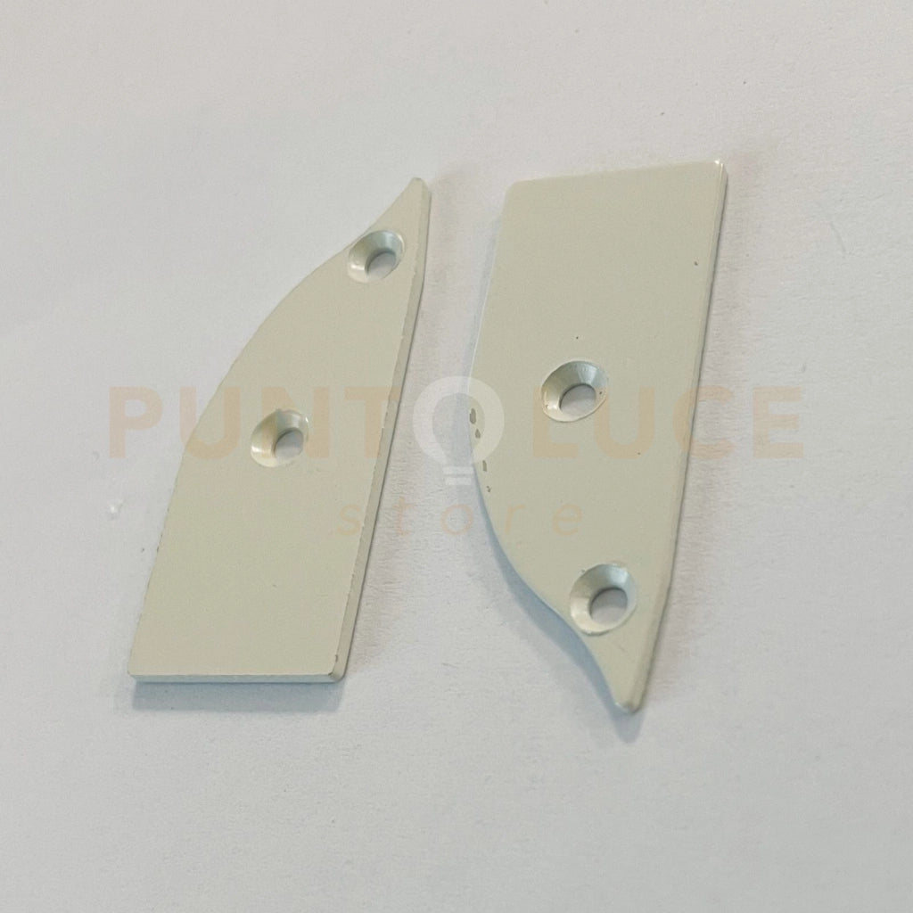 PROFILO VEIL BIANCO CON TAPPI E STAFFETTE INCLUSI 200X1,25X4,2CM