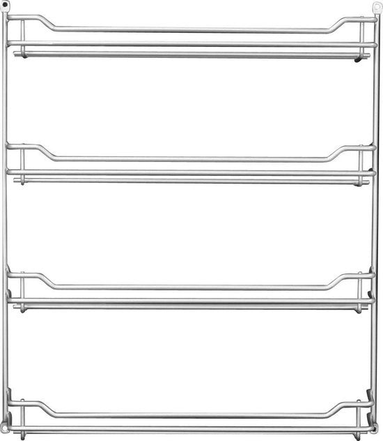 Organizzatore di Spezie Argento - 24 Cassetti di Spezie - Assistente Culinario Robusto