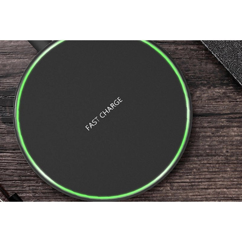 Caricabatterie Wireless Veloce Black 10W Slim QI