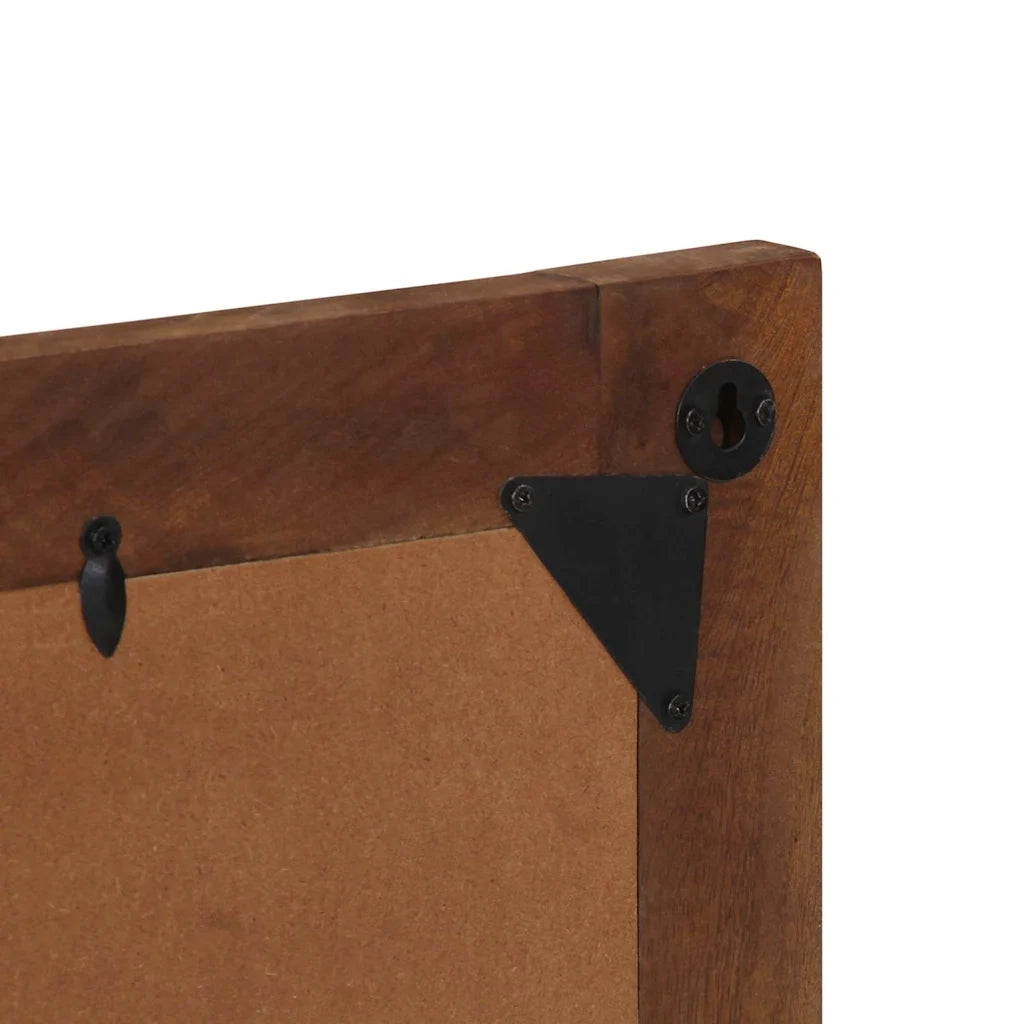 Specchio da Bagno | Specchio decorativo con specchio Marrone miele 70 x 50 x 2,5 cm