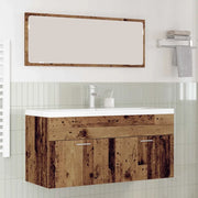 Mobile da Bagno con porta Legno vecchio 100 x 38,5 x 46 cm 3415744