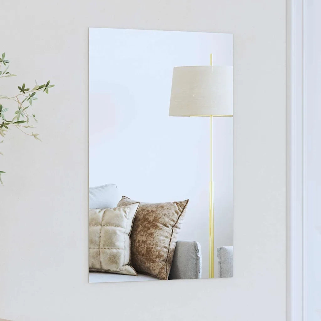 Specchio da parete Rettangolare 60 x 40 cm vetro temperato 42023010