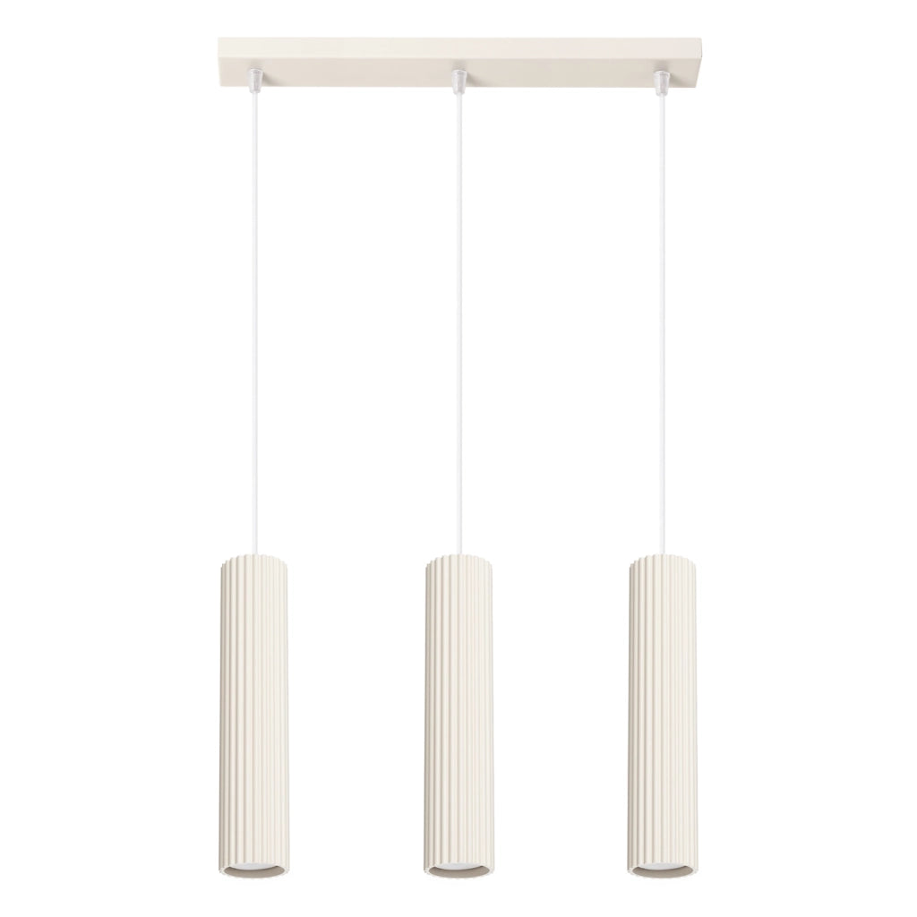 Lampada a sospensione KARBON 3L beige