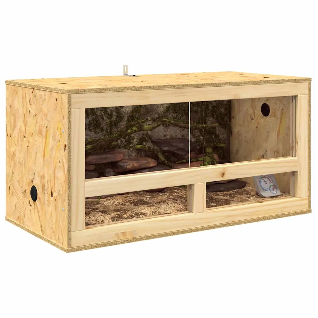 Terrario Marrone 80 x 40 x 40 cm OSB CFW7860057
