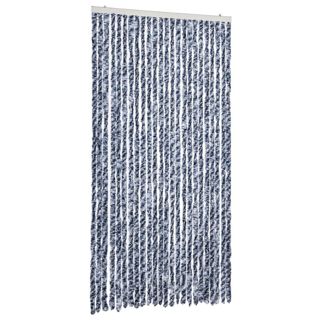 Tenda Antimosche Blu e Bianca 100x200 cm in Ciniglia CFW3010952