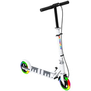 Trotinette per bambini 3-8 anni ¨C zephmum ¨C Bianco, LED, regolabile