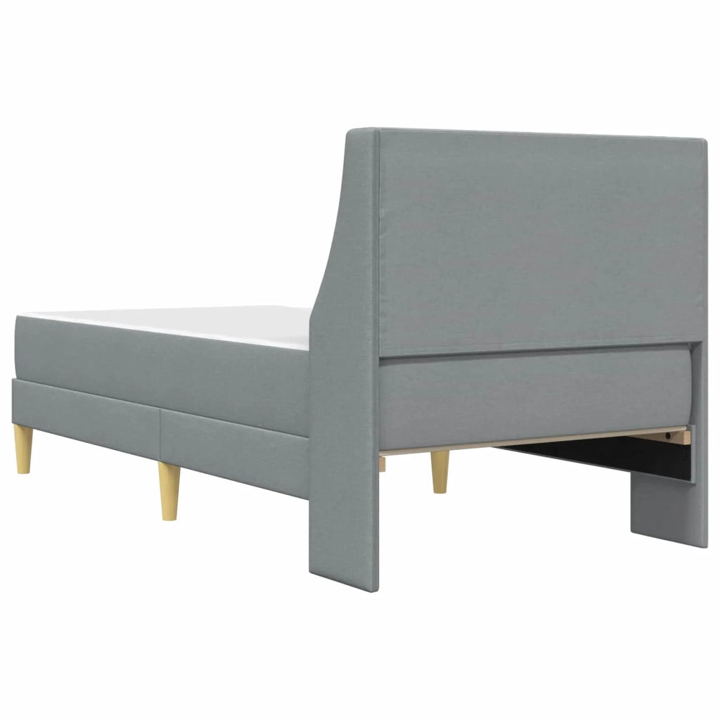 Struttura letto con materasso-Giroletto Grigio chiaro 80x 200 cm