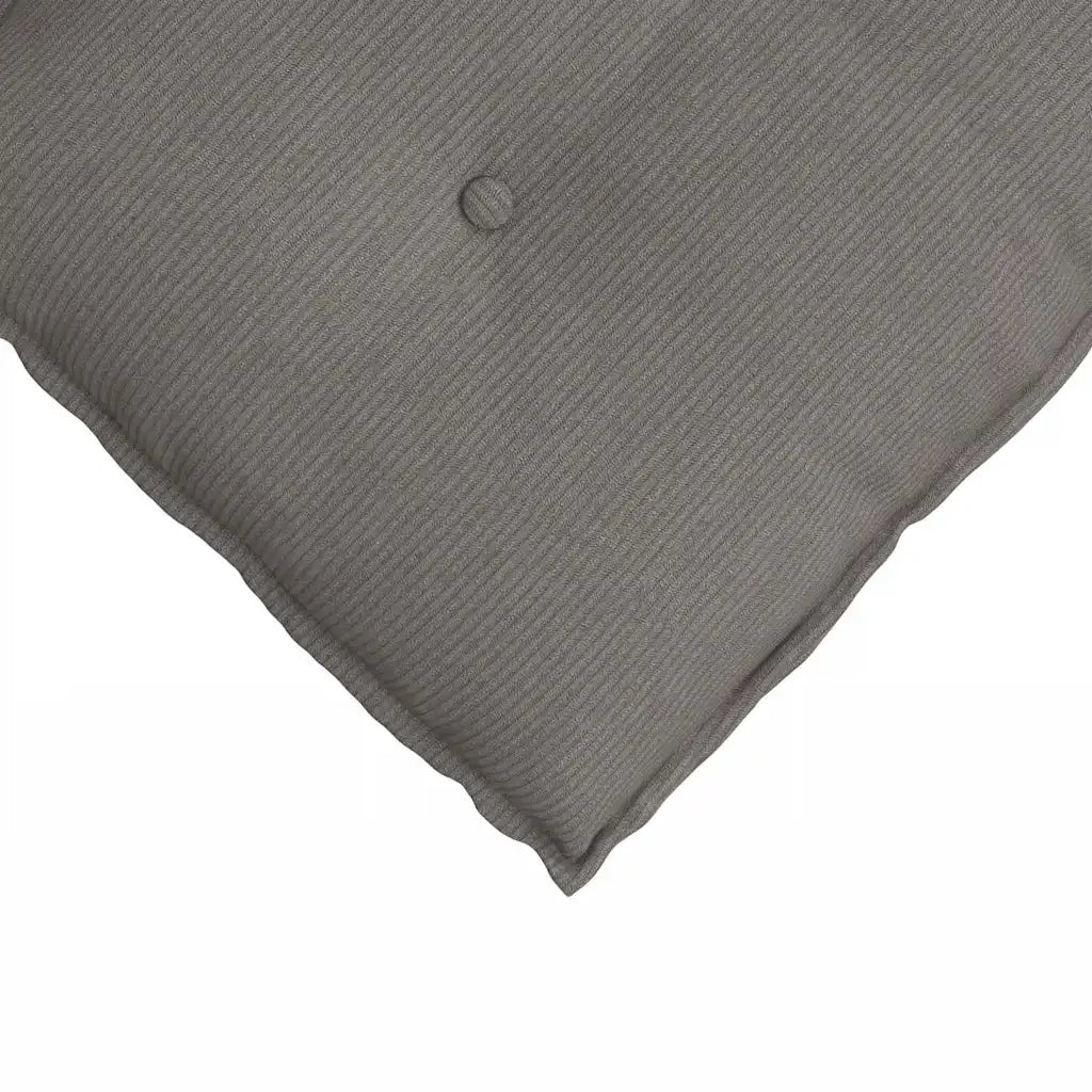 Cuscino per Schiena Grigio chiaro 120 x 50 cm Tessuto in Cords 42014822
