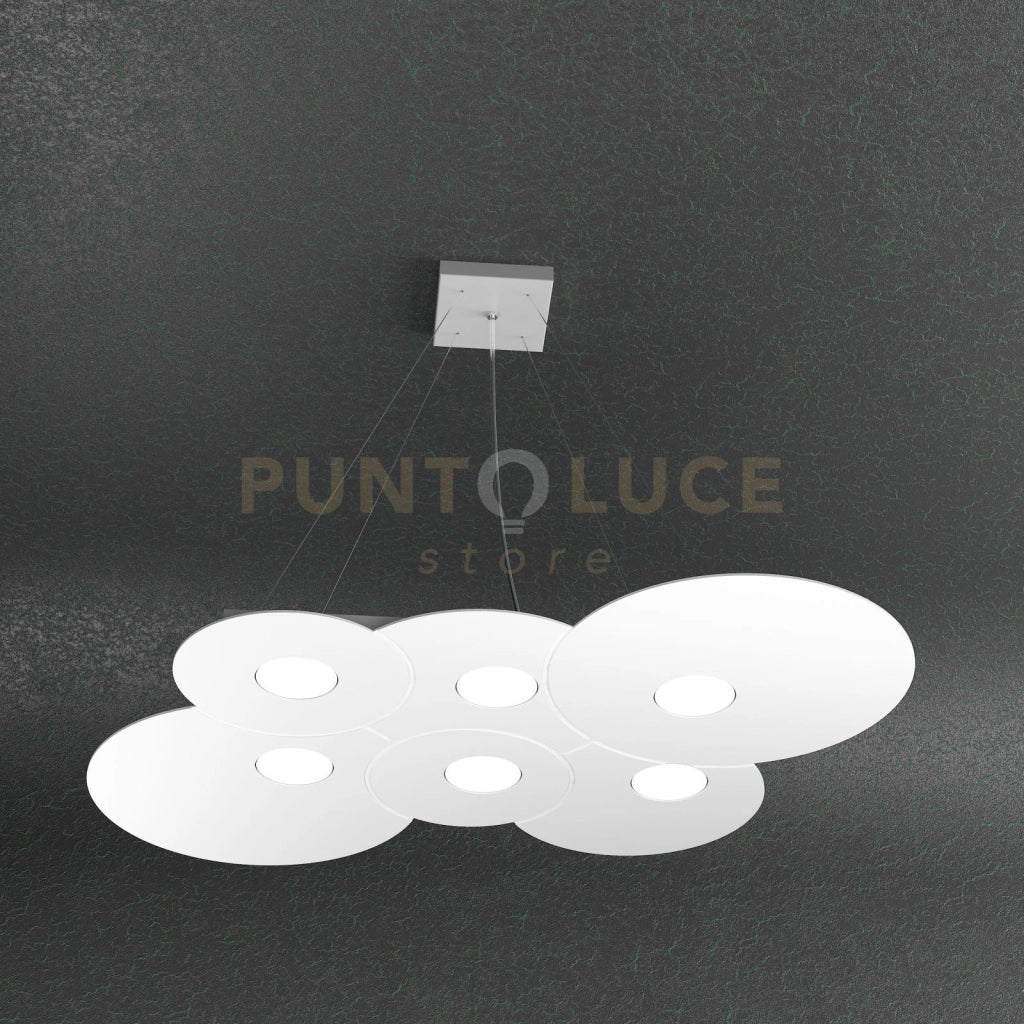 CLOUD SOSPENSIONE 6 LUCI BIANCO 1128-S6 R-BI