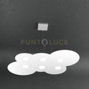 CLOUD SOSPENSIONE 6 LUCI BIANCO 1128-S6 R-BI
