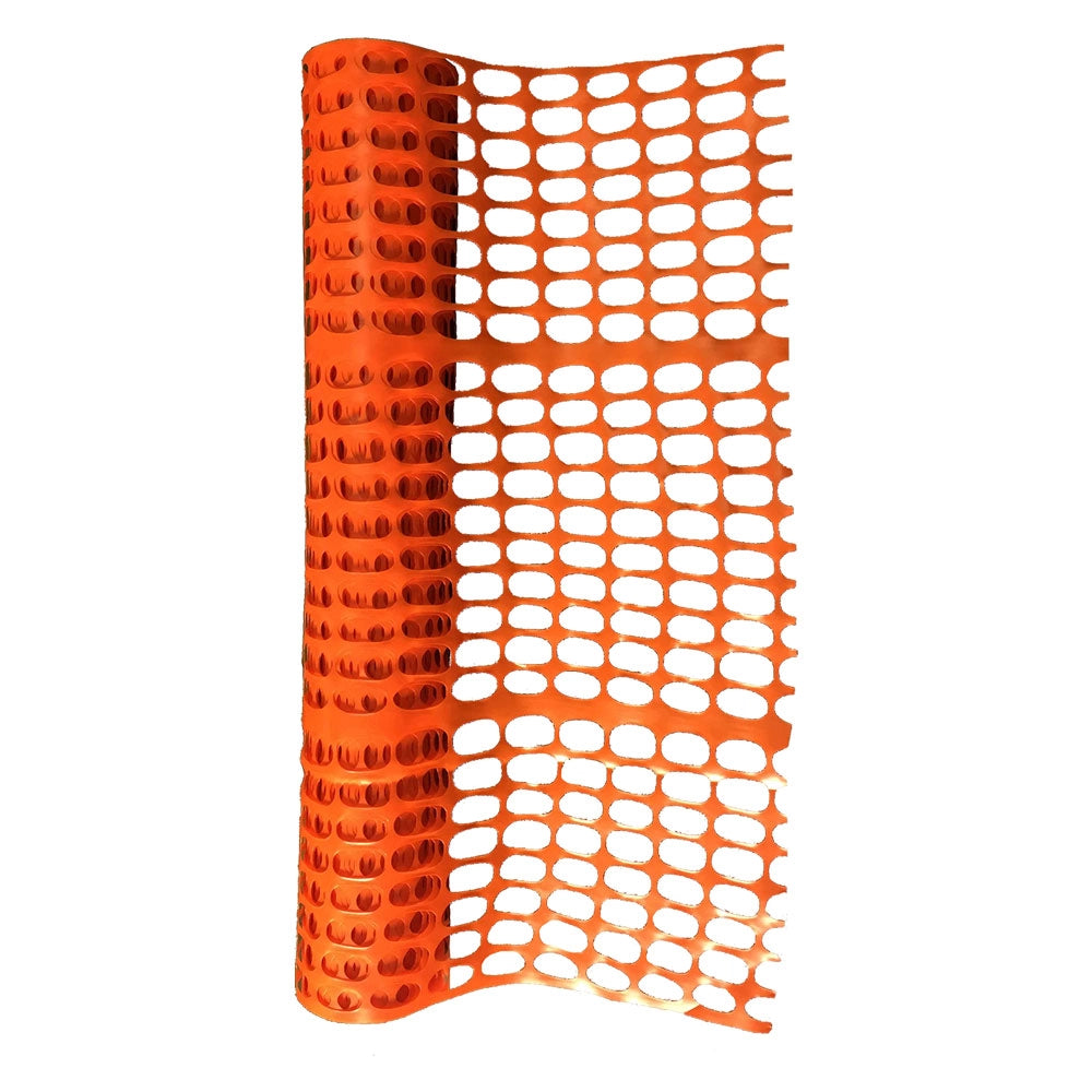 Rete delimitazione cantiere 1x50 mt arancio