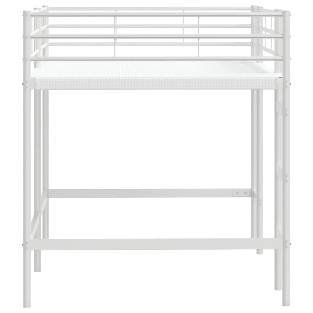 Struttura del letto loft per bambini-Giroletto per bambini Bianco 79,5 x 200 cm
