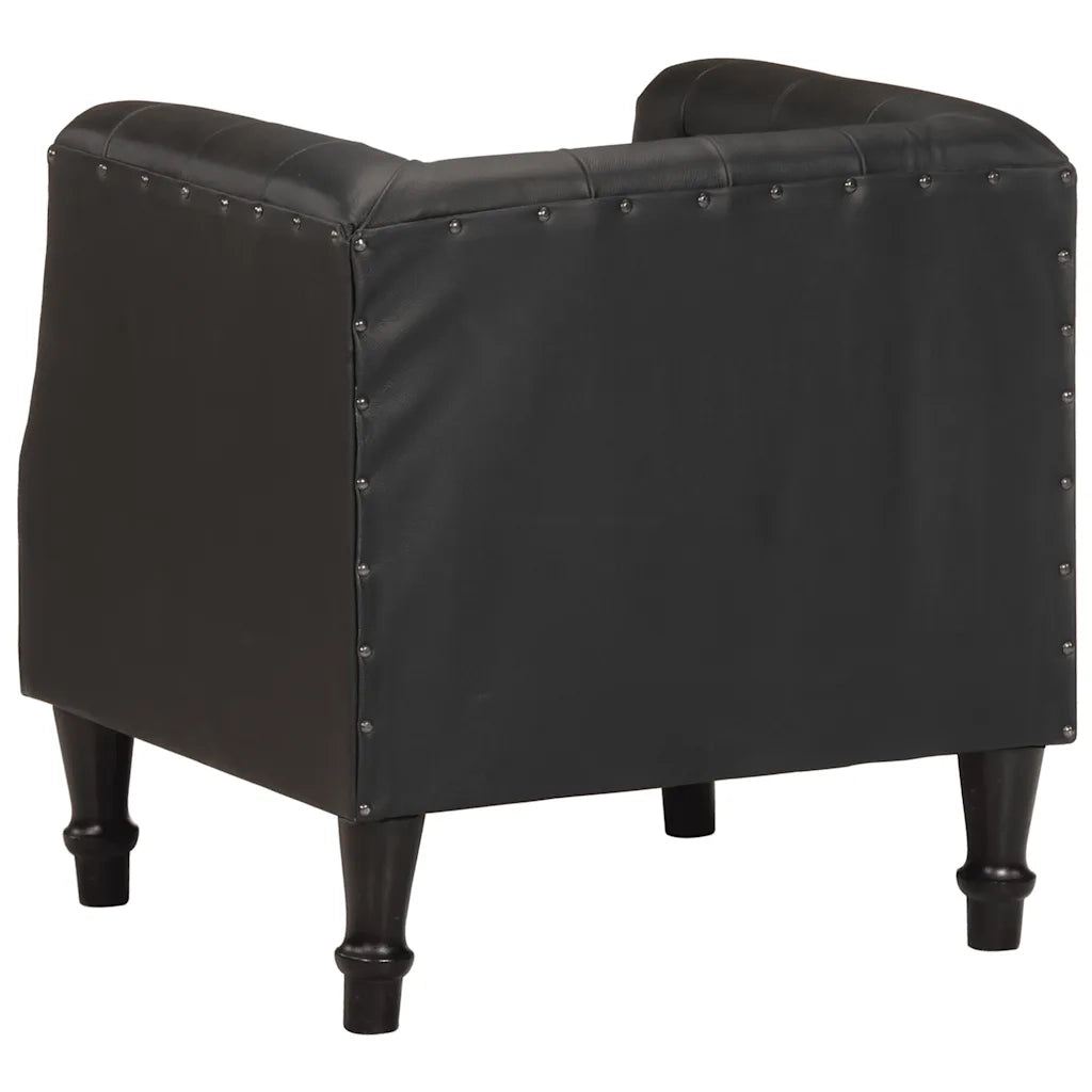 Poltrona Nera in Vera Pelle 286590