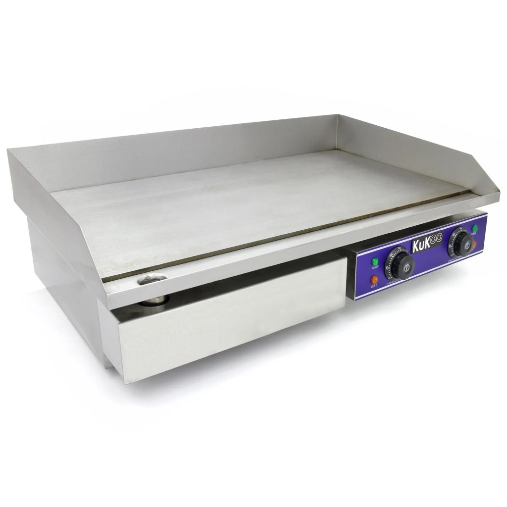 Piastra Elettrica da Cucina 70cm per Bar, Caffé, Ristoranti, Feste e Barbecue