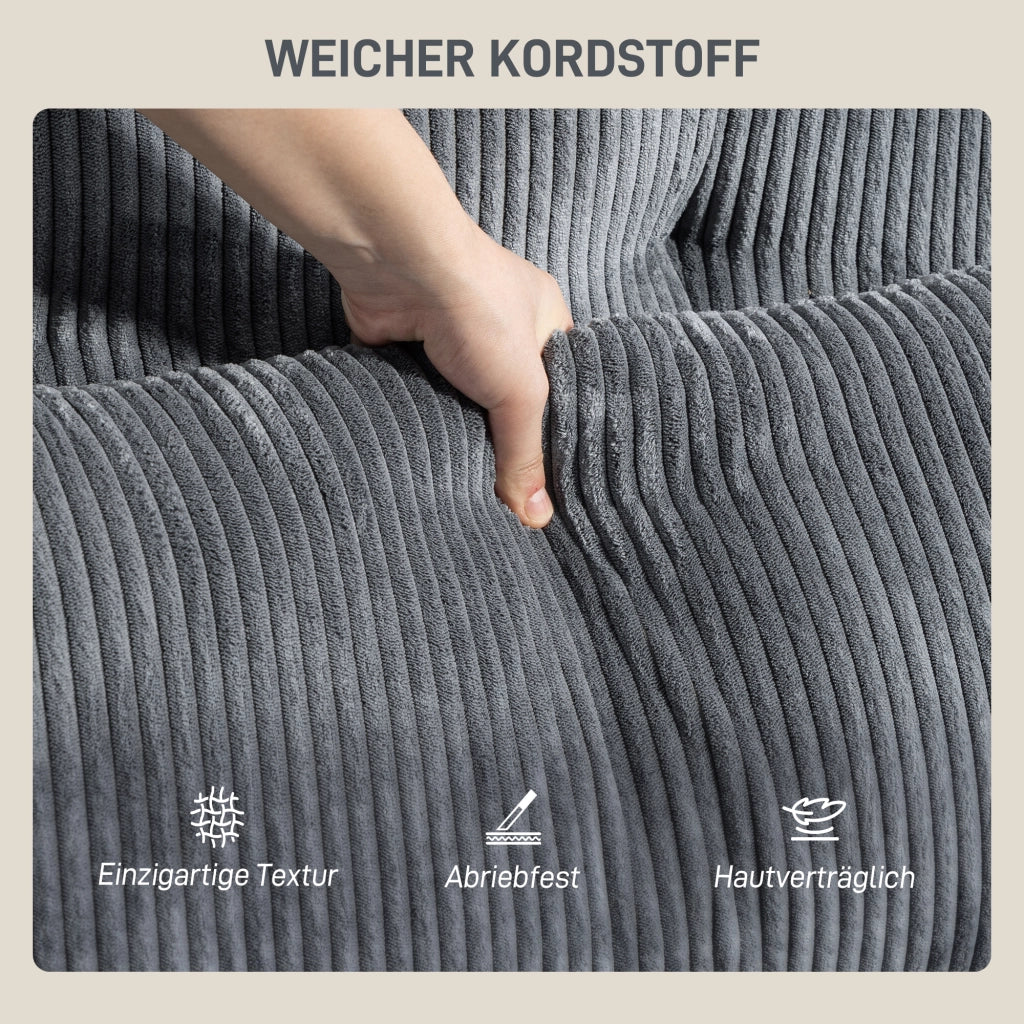 Divano letto con cuscini ¨C Minimal ¨C grigio