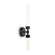 Applique Stelo tubi vetro nero LED 3000K Maytoni MOD116