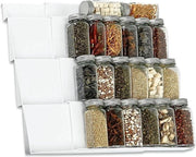 Organizzatore di spezie - Estensibile - Bianco - 30cm a 60cm
