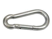MOSCHETTONI DA POMPIERE IN ACCIAIO INOX- - mm.50x5 - 10 pezzi