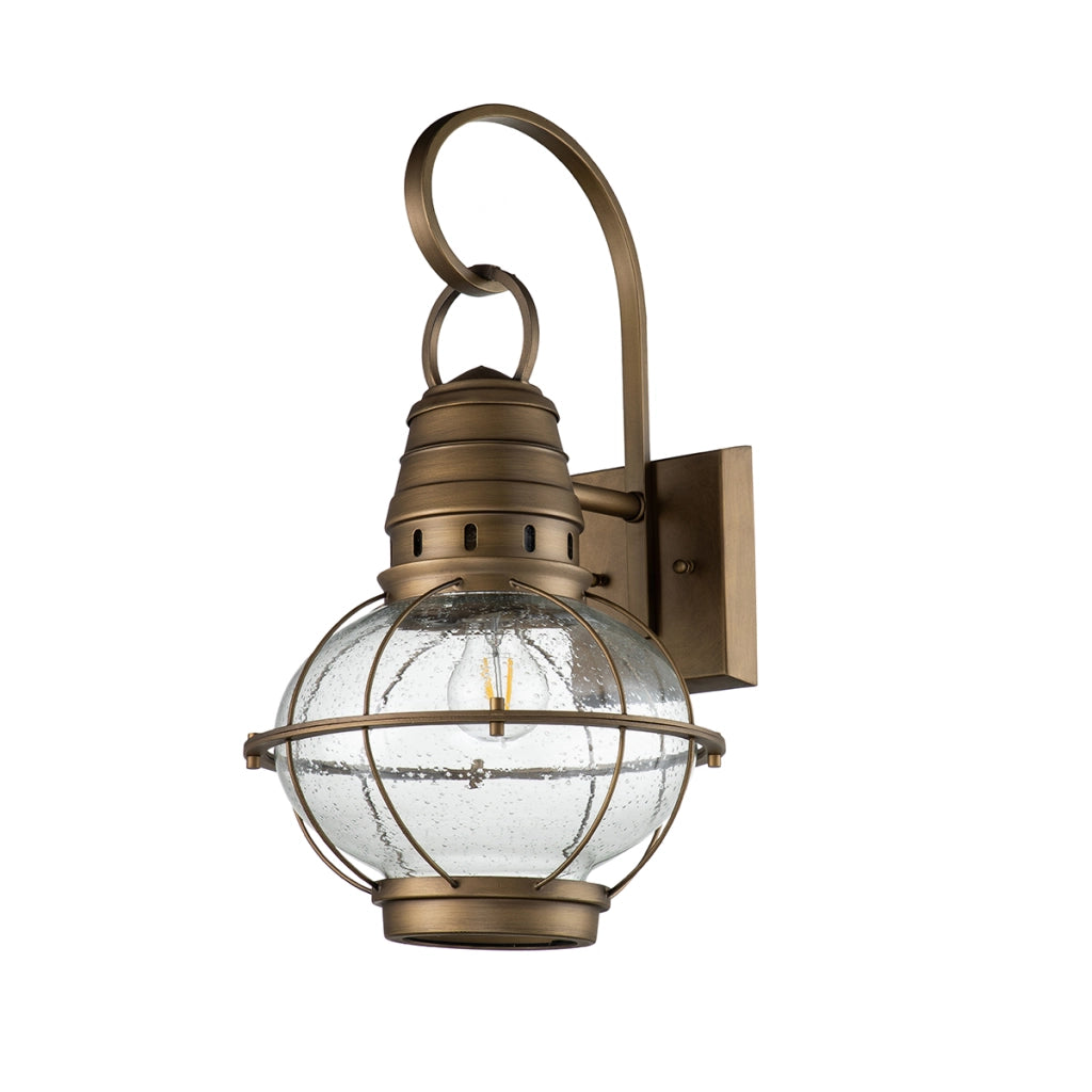 Applique esterna Bridge Point Kichler ottone E27 IP44