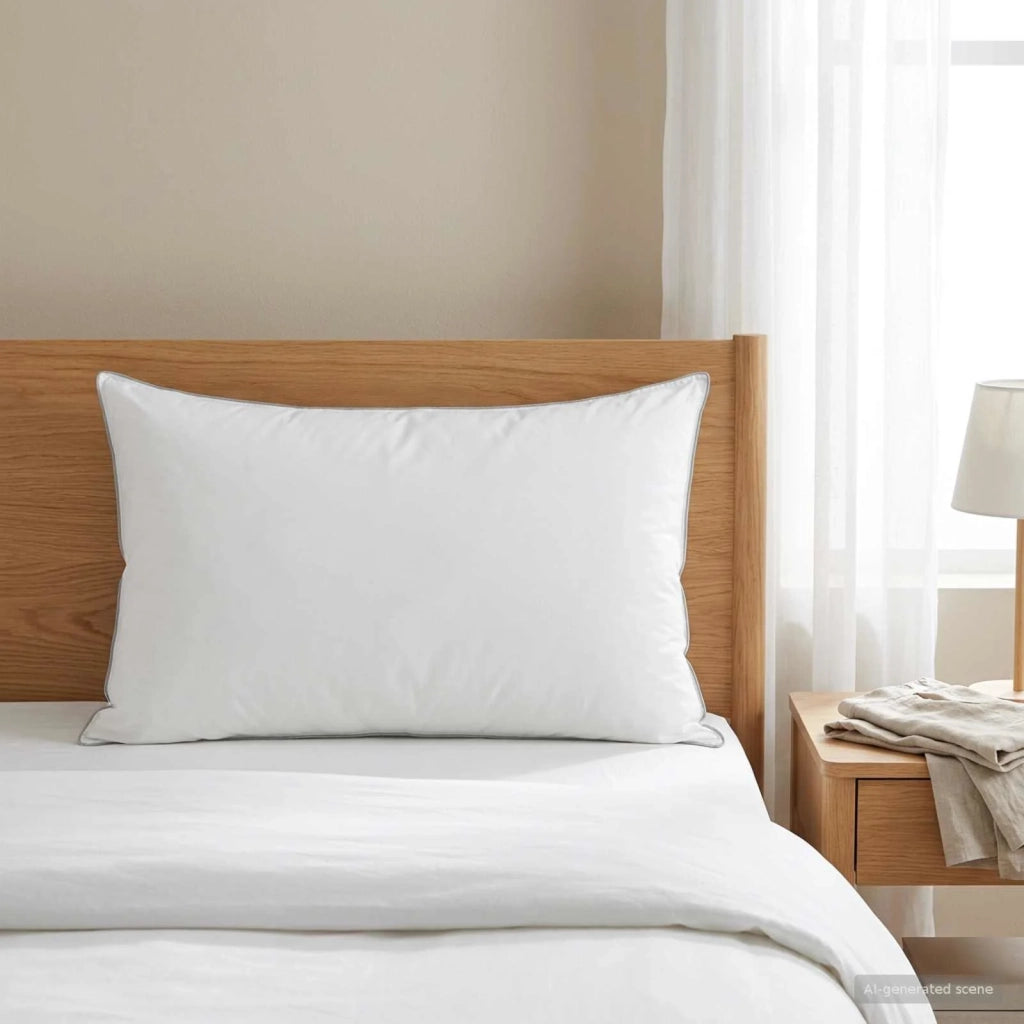 Cuscino 40 x 80 cm Lana Australiana Bianco 42042895