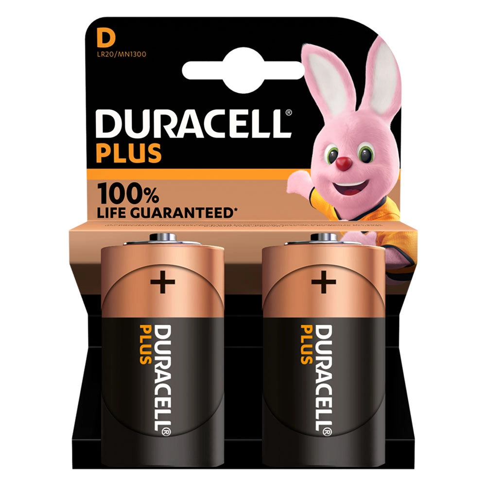 Pila torcia 1,5 V D - Alkalina, 2 pezzi