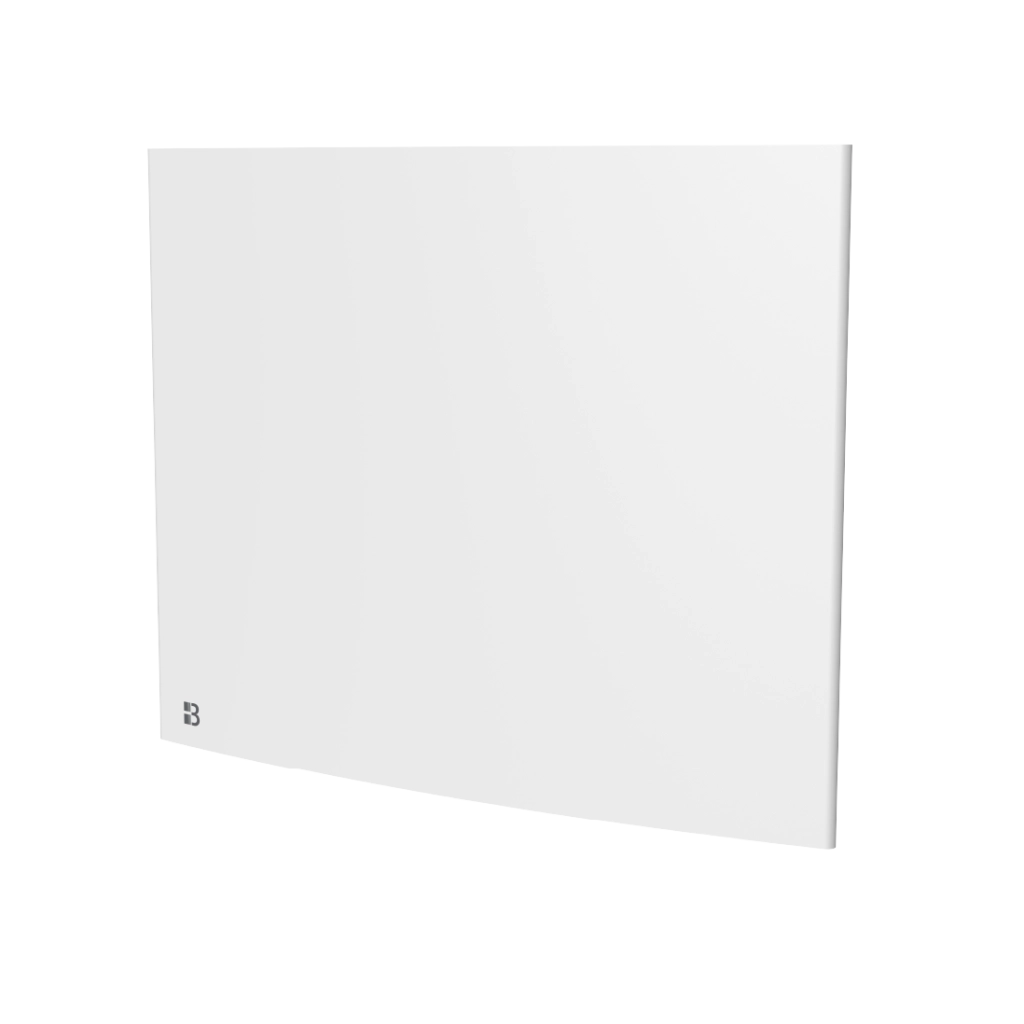 Radiatore elettrico fisso a inerzia secca in ghisa Bestherm BIA 1000W, orizzontale, bianco