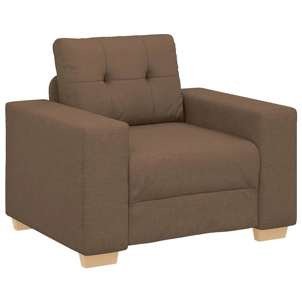 Divano Sedia Marrone 100x78x80 cm in Tessuto 4105062