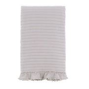 Trapunta Matrimoniale con Gale in Pizzo a Cuori Shabby Chic Blanc Mariclò