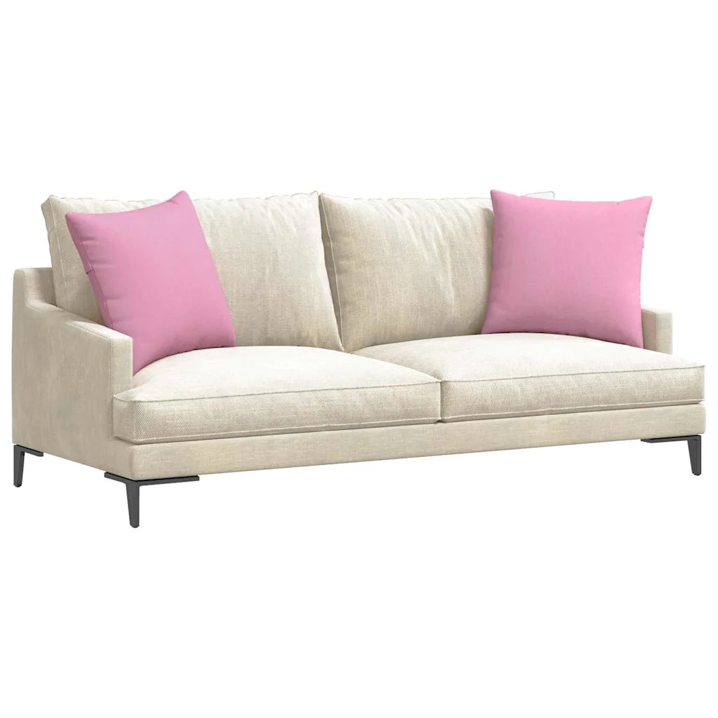 Cuscini da Divano 2 pcs Rosa 50 x 50 cm Tessuto 42013969