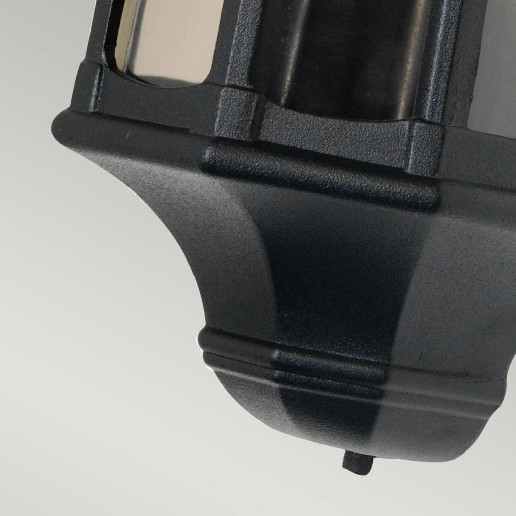Applique da esterno classica nera E27 60W Newbury Garden Zone