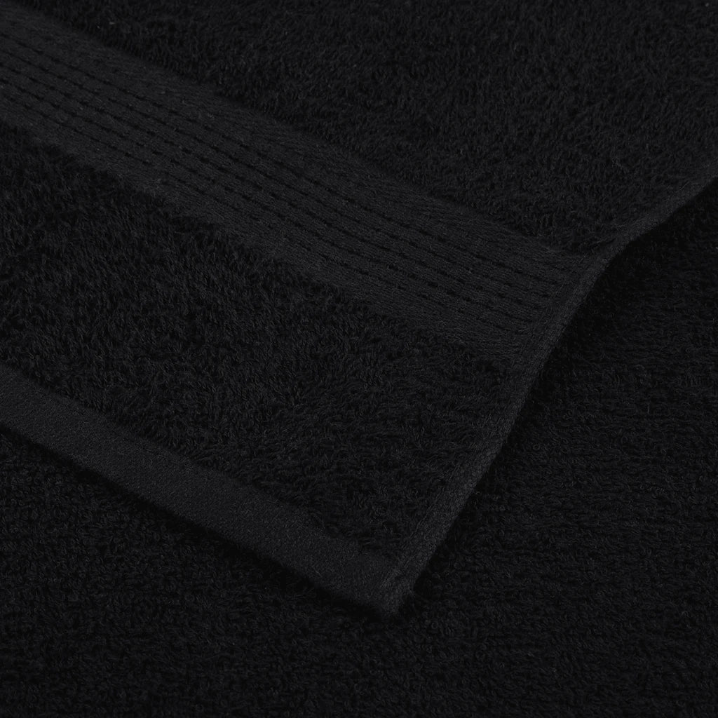 Asciugamani da bagno FROGN 10 pz | Teli per bagno Nero 100x150 cm 360 g/m2