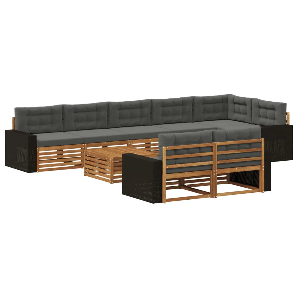 Set di divani da esterno con cuscino 9 pcs 3383545