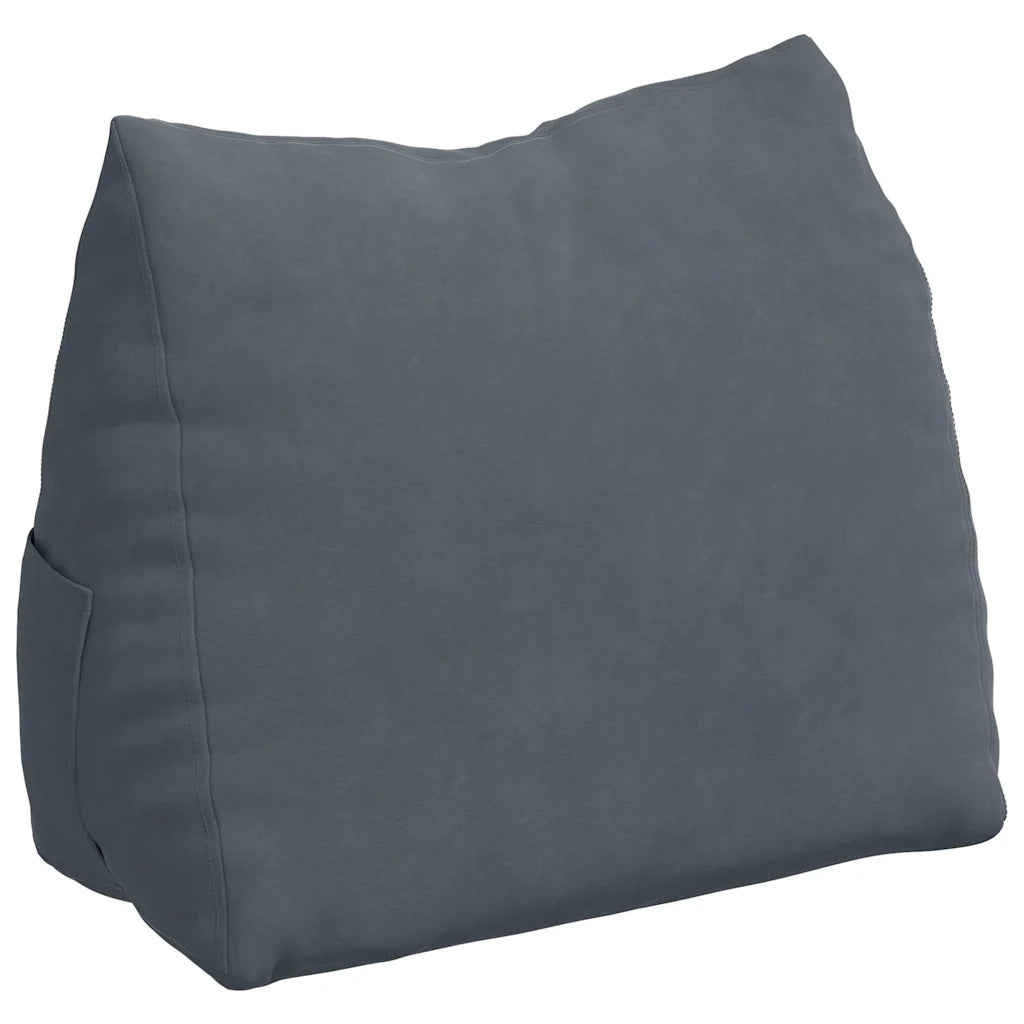 Cuscino per Schiena Grigio scuro 45 x 20 x 35 cm 42015020