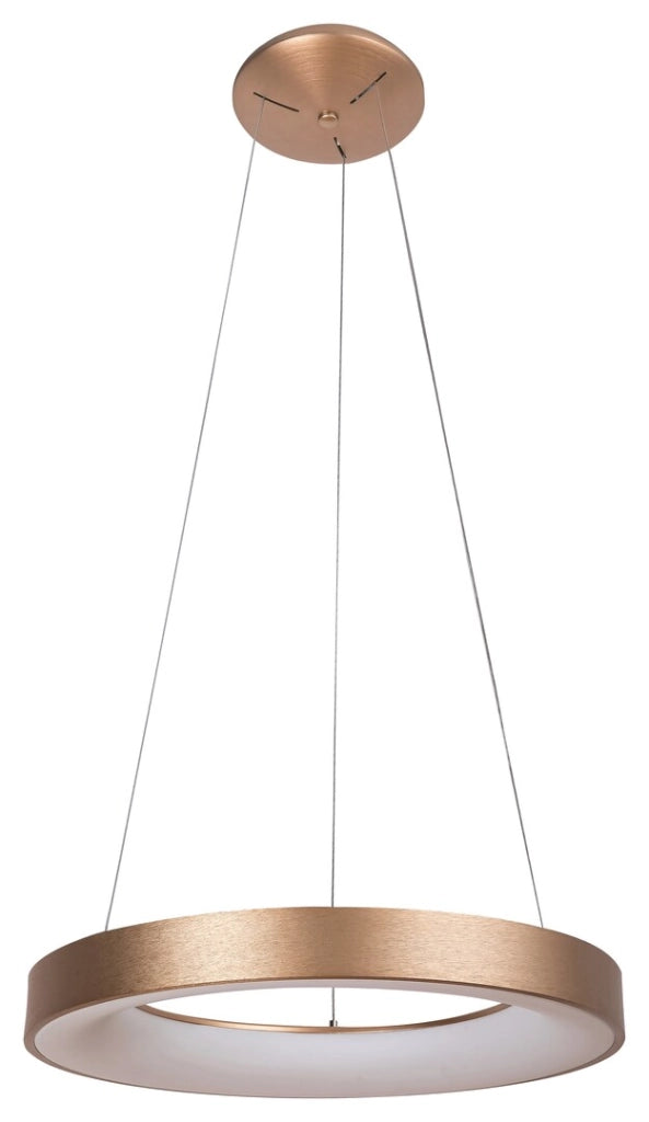 Lampada a sospensione LED anello 50W oro Rabalux Carmella