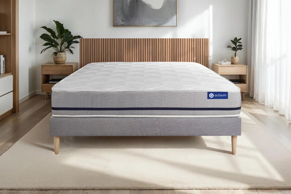 Kit rete e materasso matrimoniale Actimemo soft 140x200cm - Spessore : 20cm- memory foam - Moderatamente rigido