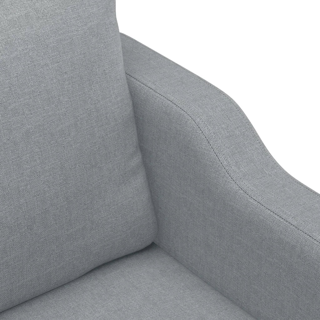 Poltrona | Sedia Relax Grigio Chiaro 60 cm in Tessuto