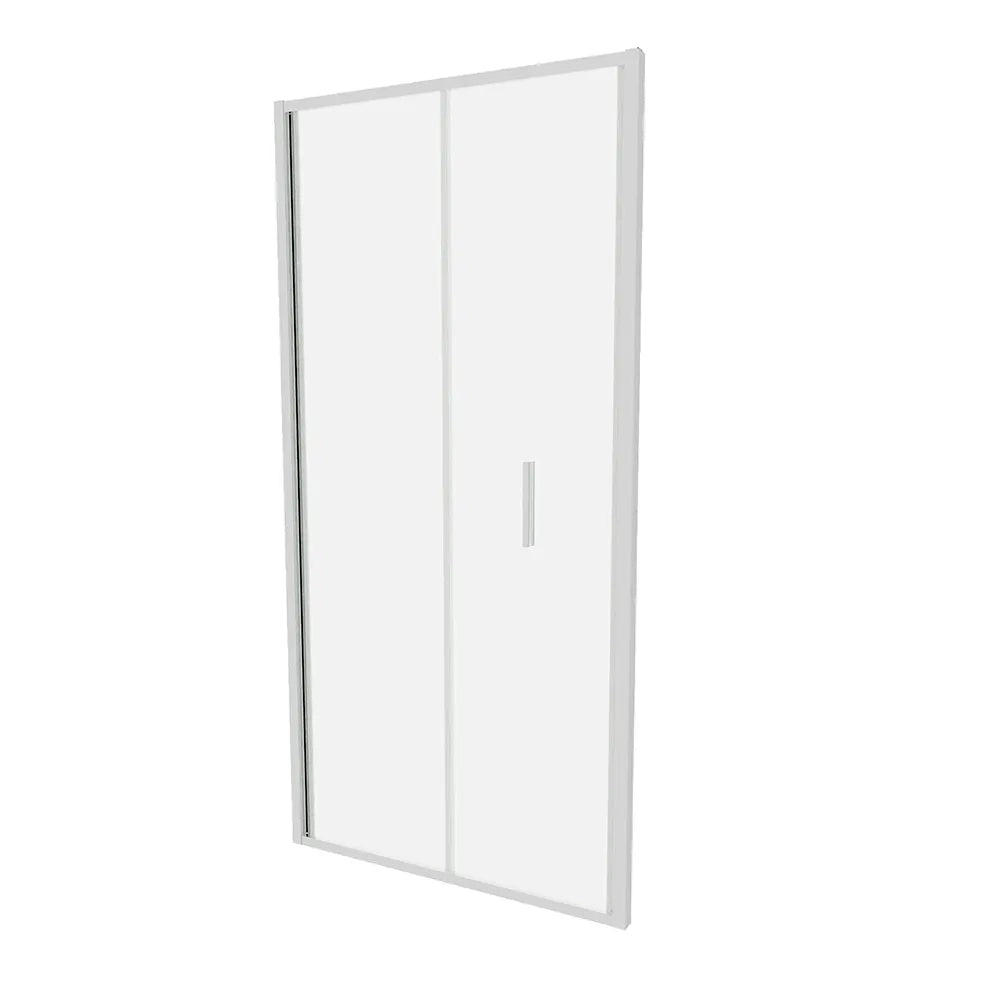 Porta doccia 70cm con apertura a libro profili slim cromati vetro 6mm opaco h190 | Portofino