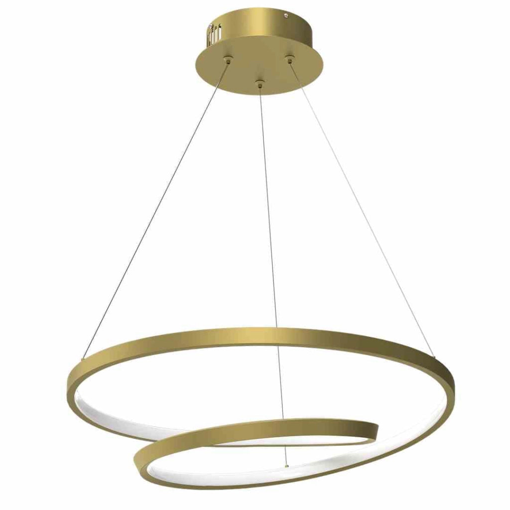 Lampada a sospensione LED oro Lucero Milagro Ø50 48W