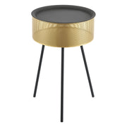 Tavolino 65 x 40 cm oro nero 03_0008544