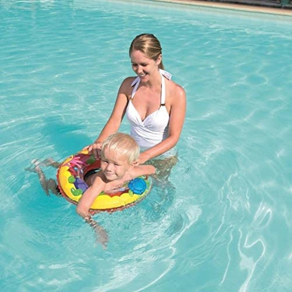 Trade Shop - Salvagente Avventure Marine Gonfiabile 51cm Piscina Bambini Estate 36113 3colori -
