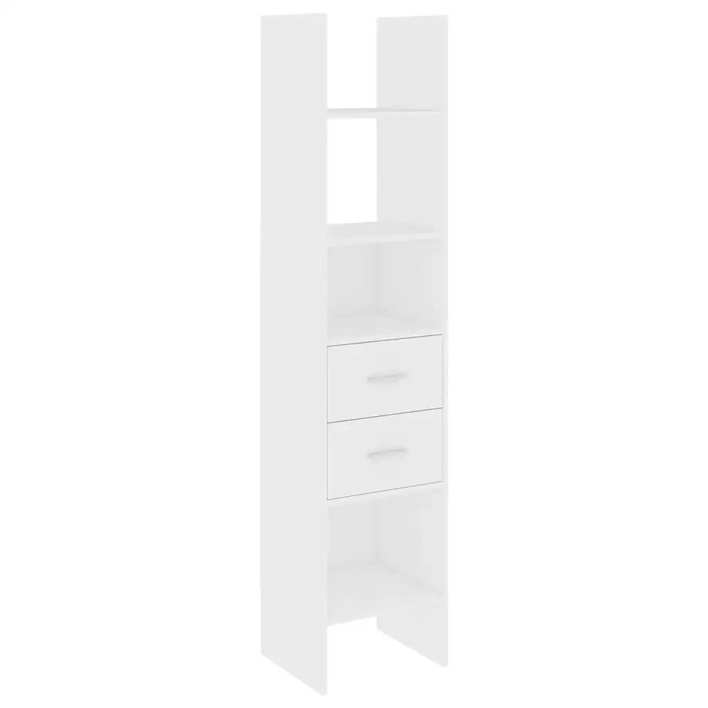 Libreria Bianca 40x35x180 cm in Legno Multistrato 803416