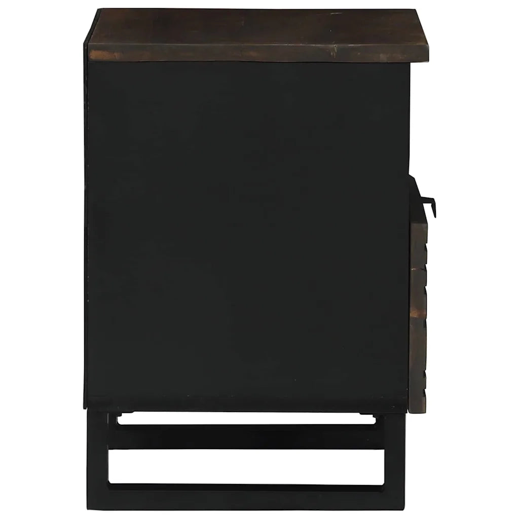 Comodino | Armadio da Notte | Mobiletto da notte Noce 40 x 33 x 46 cm Legno ingegnerizzato