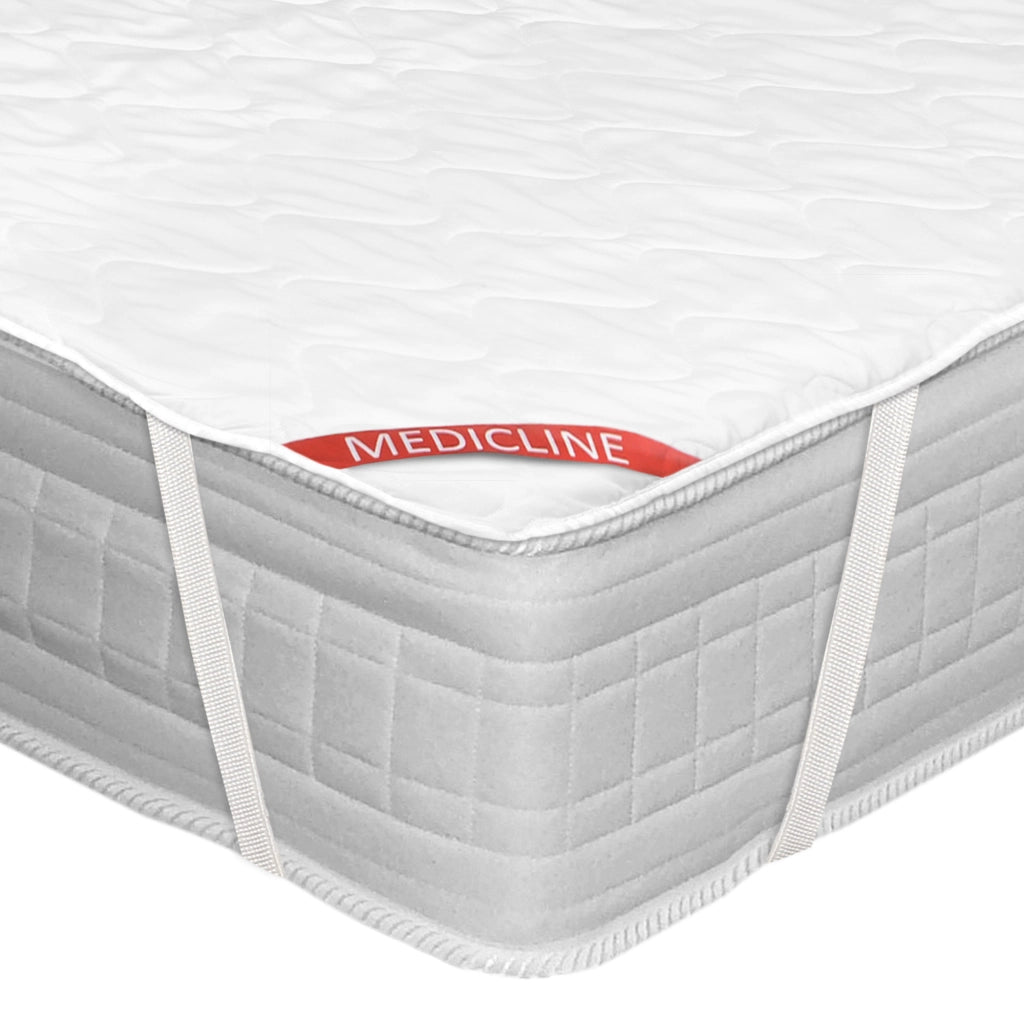 Coprimaterasso trapuntato AIO FACTORY 160x200cm Bianco Impermeabile