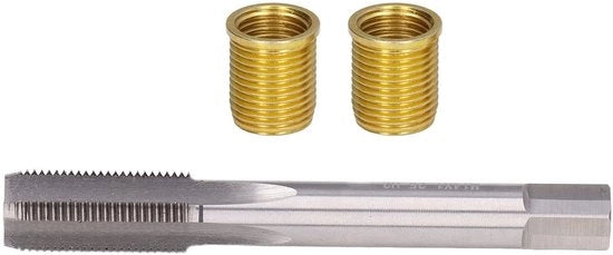 Set di riparazione professionale - attrezzi per fai da te - set di attrezzi per riparazione di tubi - in acciaio inossidabile - pezzi di ricambio M12 x 1,25 - pompa a alta velocità in acciaio - set di riparazione di tubi in acciaio inossidabile