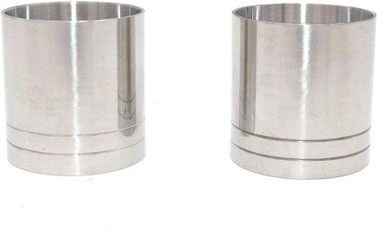Set di Jigger Cocktail da 2 - Bicchieri in Acciaio Inossidabile con Misura per Cocktail Perfetti - 35 ml