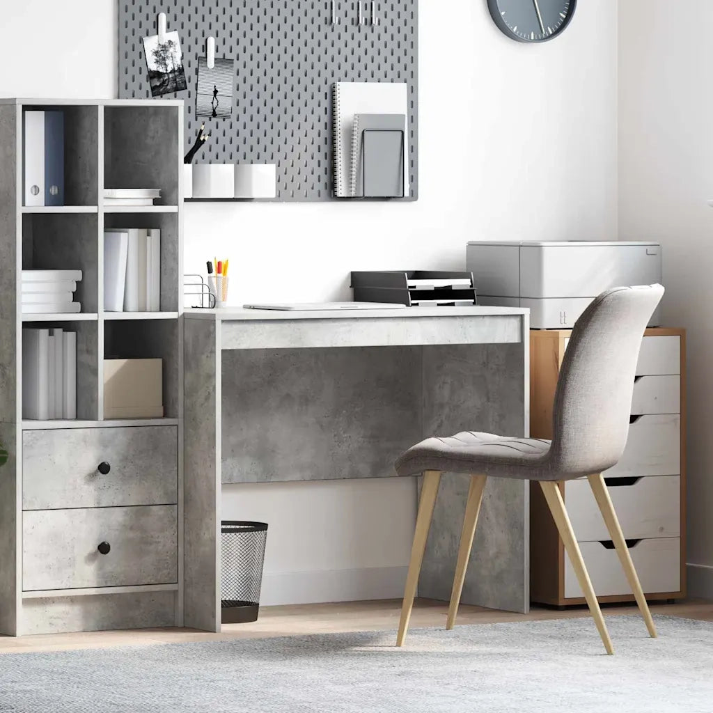 Scrivania Grigio cemento 90 x 50 x 76 cm 869437