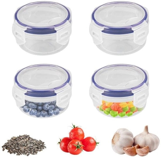 Set di congelatori in plastica - Nessun odore - Lotto da 4 - Materiale plastico