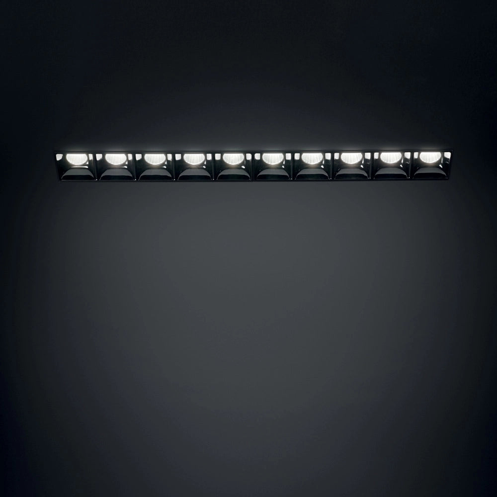 Modulo Lika Alluminio Nero Led 20W 3000K Luce Calda